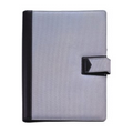 Gray Textured Pad Holder w/ Black Spine (10.8"x8.3")